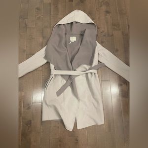 Soia & Kyo grey wrap coat for sale!